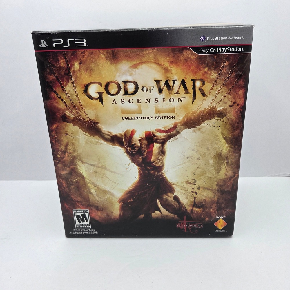 Sony God of War Ascension Collector's Edition PS3 Empty Box Only Kratos BCUS